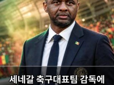 세네갈 축구대표팀 감독에 비에라 선임