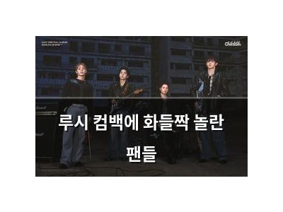 루시 컴백에 화들짝 놀란 팬들