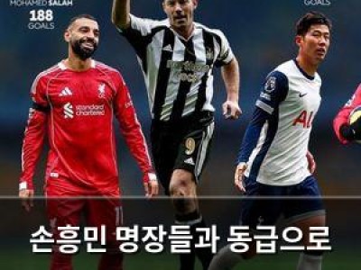 손흥민 명장들과 동급으로 평가받는다