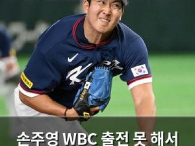 손주영 WBC 출전 못 해서 팬들한테 감사 인사