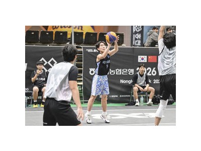 고등생 3x3 선수들 한겨울에 열정으로 추위 녹였네